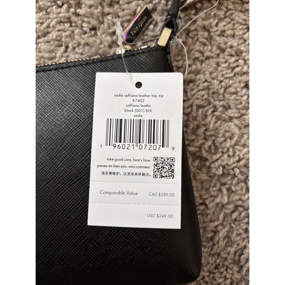 Kate Spade New York Textured Leather Crossbody Bag with Removable Pouch New - Picture 4 of 9